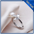 AAA 6.5-7MM Perfect Round Elegant 925 Sterling Silver Pearl Ring PR004
